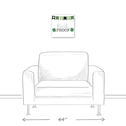 Pinch Proof Banner 12" x 12" Canvas Wall Art